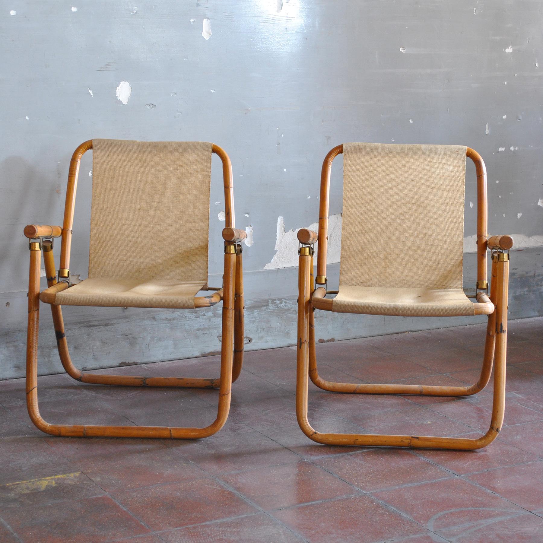 Italian Midcentury Set of Four Chairs in a Manner of Crespi, 1960's 2