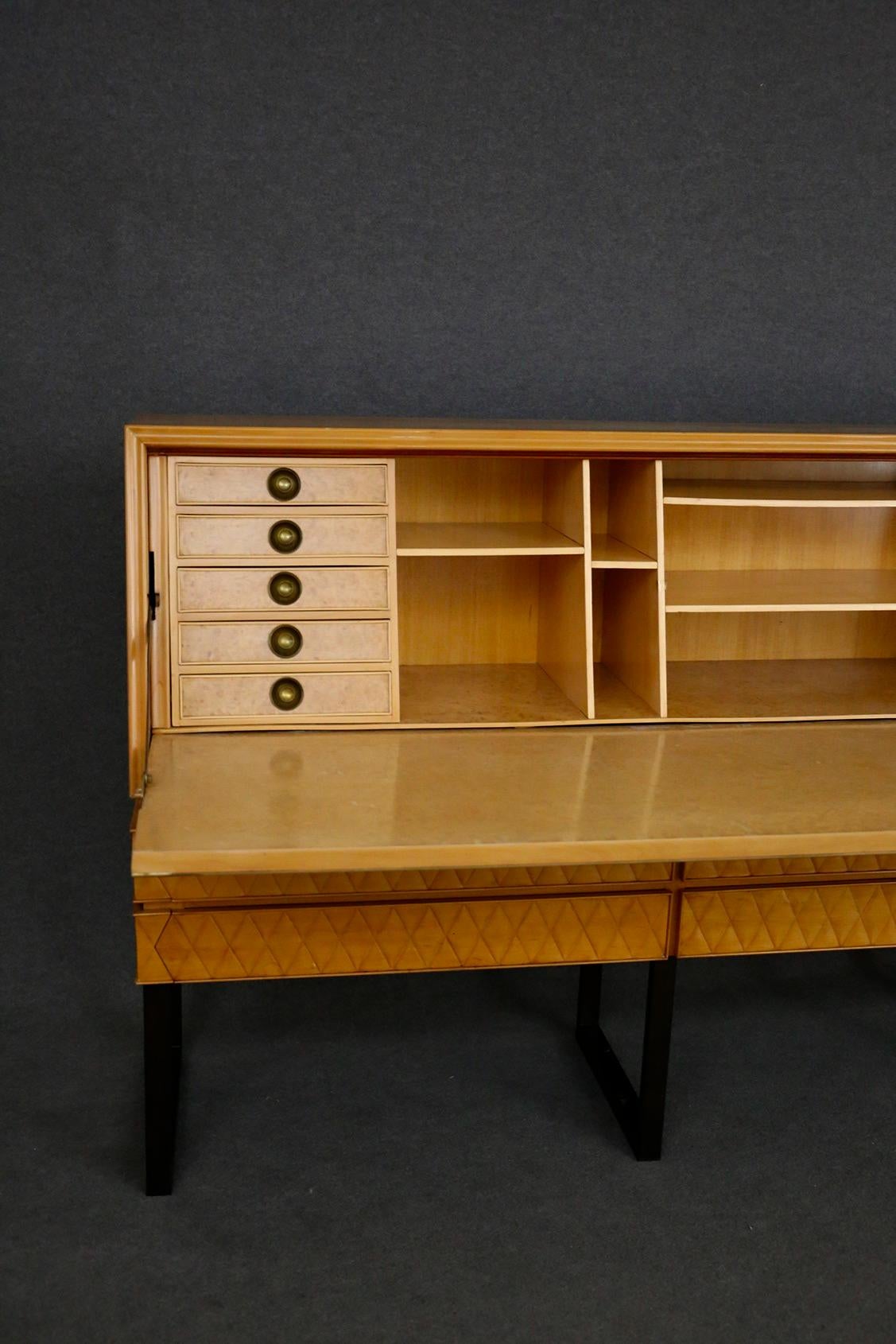 Italian Midcentury Sideboard by Antonio Cassi Ramelli and L. Anzani Signed 1950s 7
