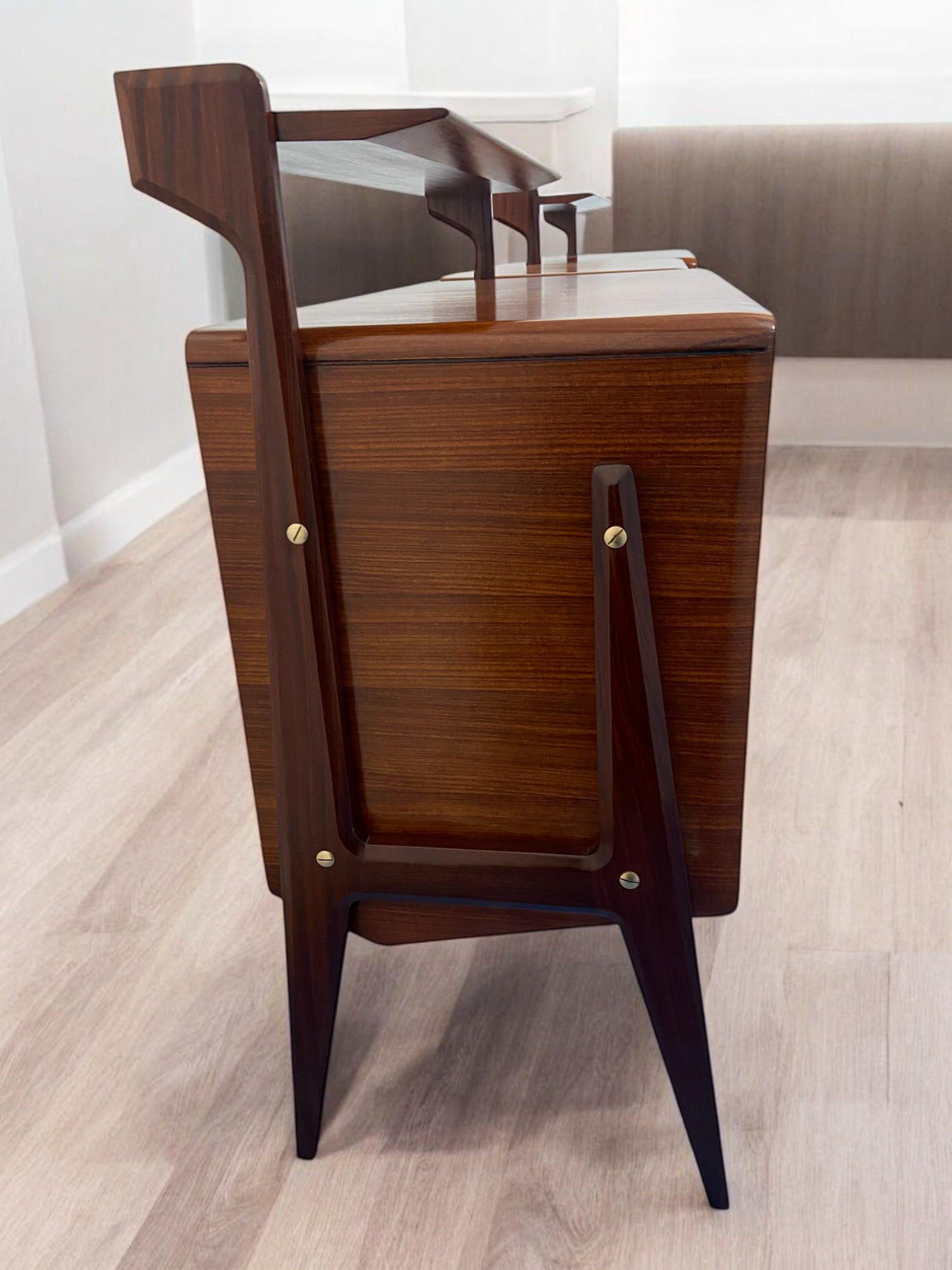 Italian Midcentury Sideboard Attributed to Ico Parisi For La Permanente Cantu For Sale 4
