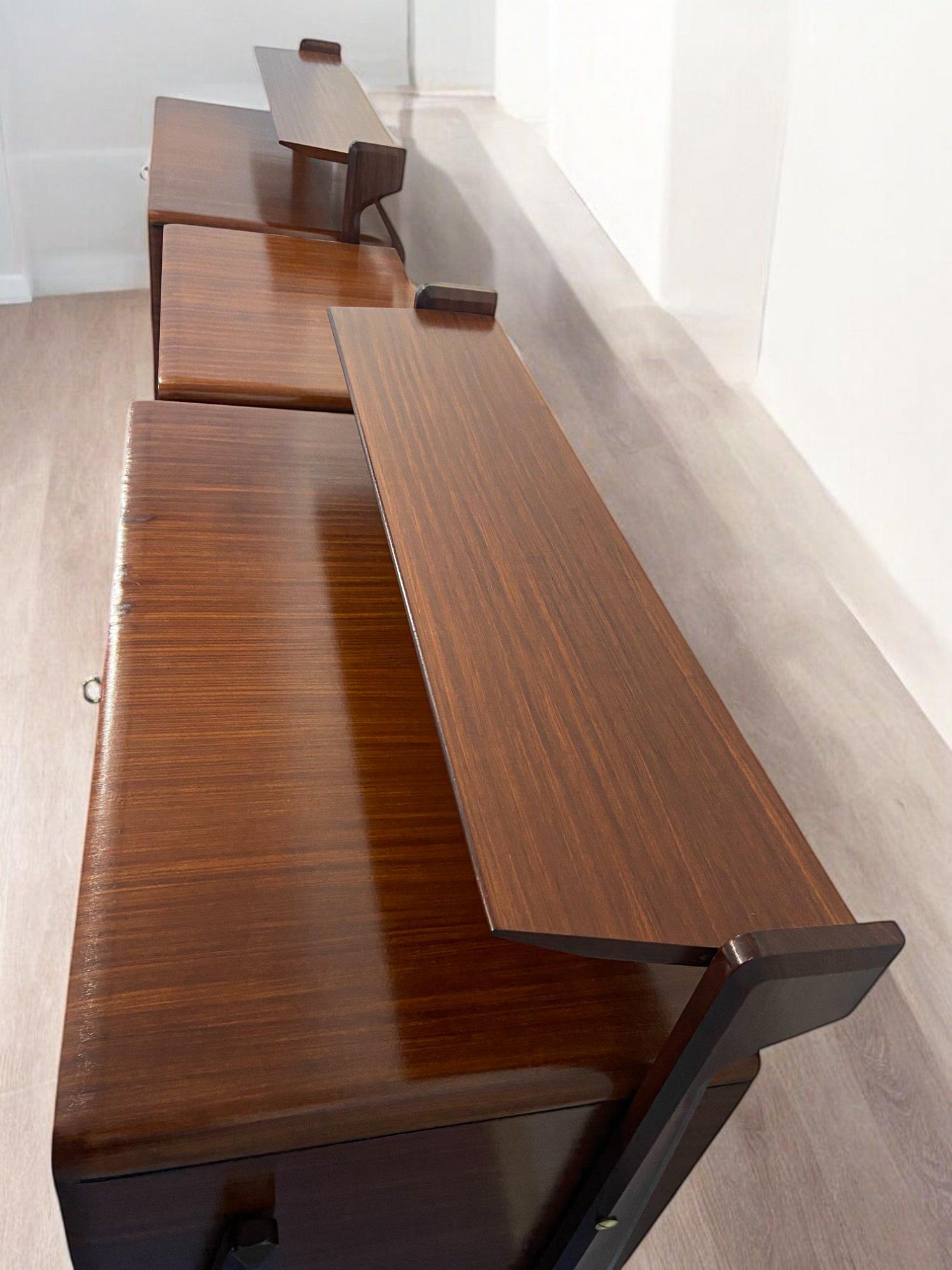 Italian Midcentury Sideboard Attributed to Ico Parisi For La Permanente Cantu For Sale 12