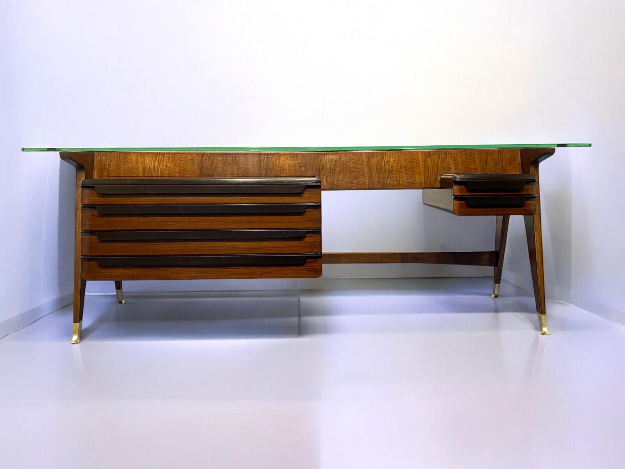 Aparador Consola Aparador italiano de mediados de siglo diseñado por Vittorio Dassi, años 50 en venta 4