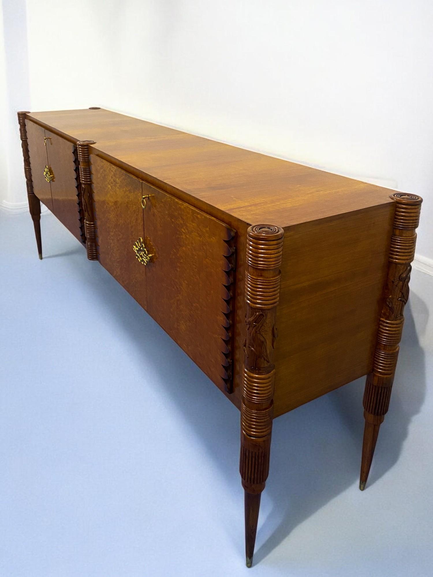Credenza italiana del Midcentury disegnata da Pierluigi Colli negli anni '50 in vendita 2