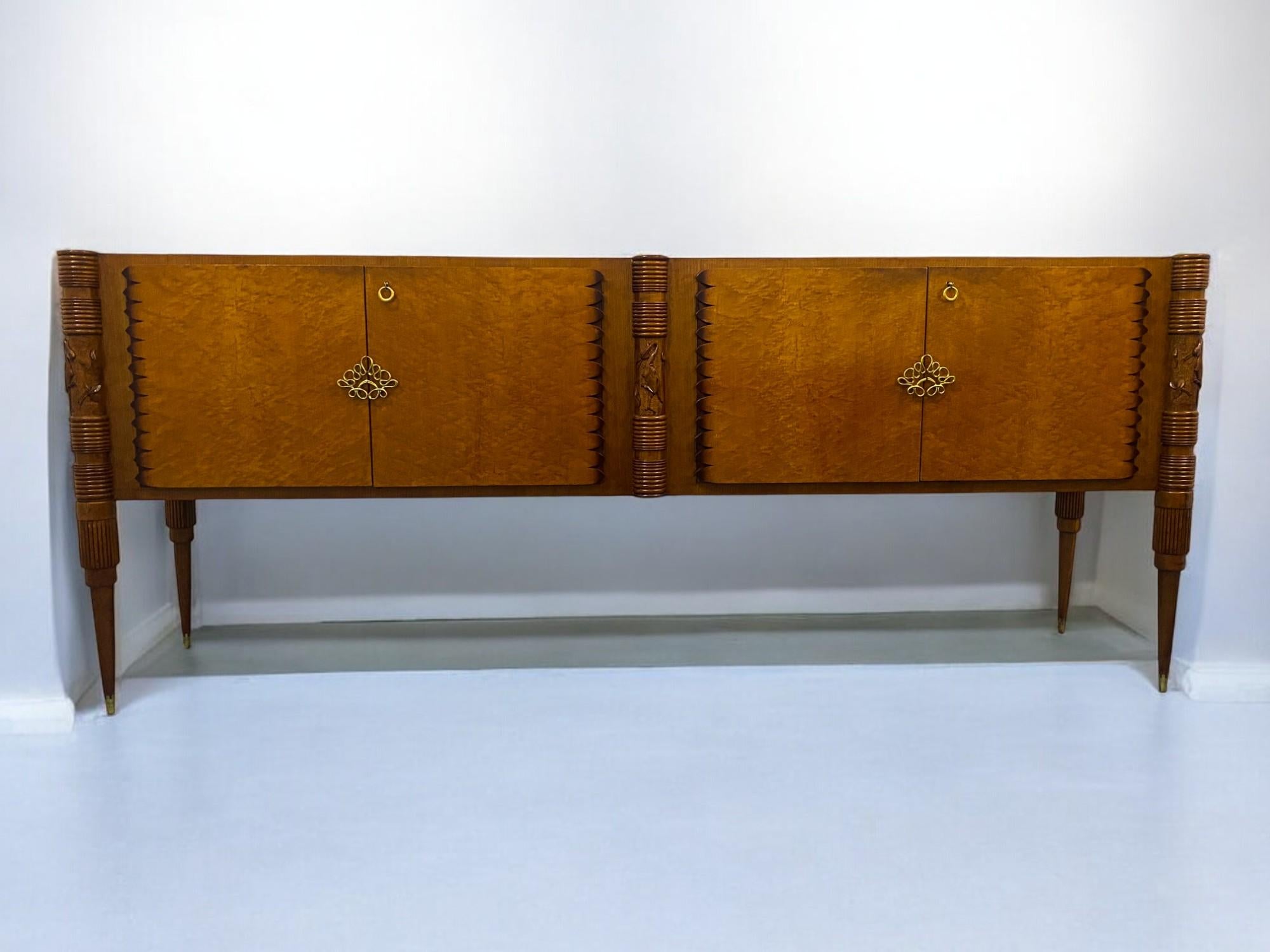 Italiano Credenza italiana del Midcentury disegnata da Pierluigi Colli negli anni '50 in vendita