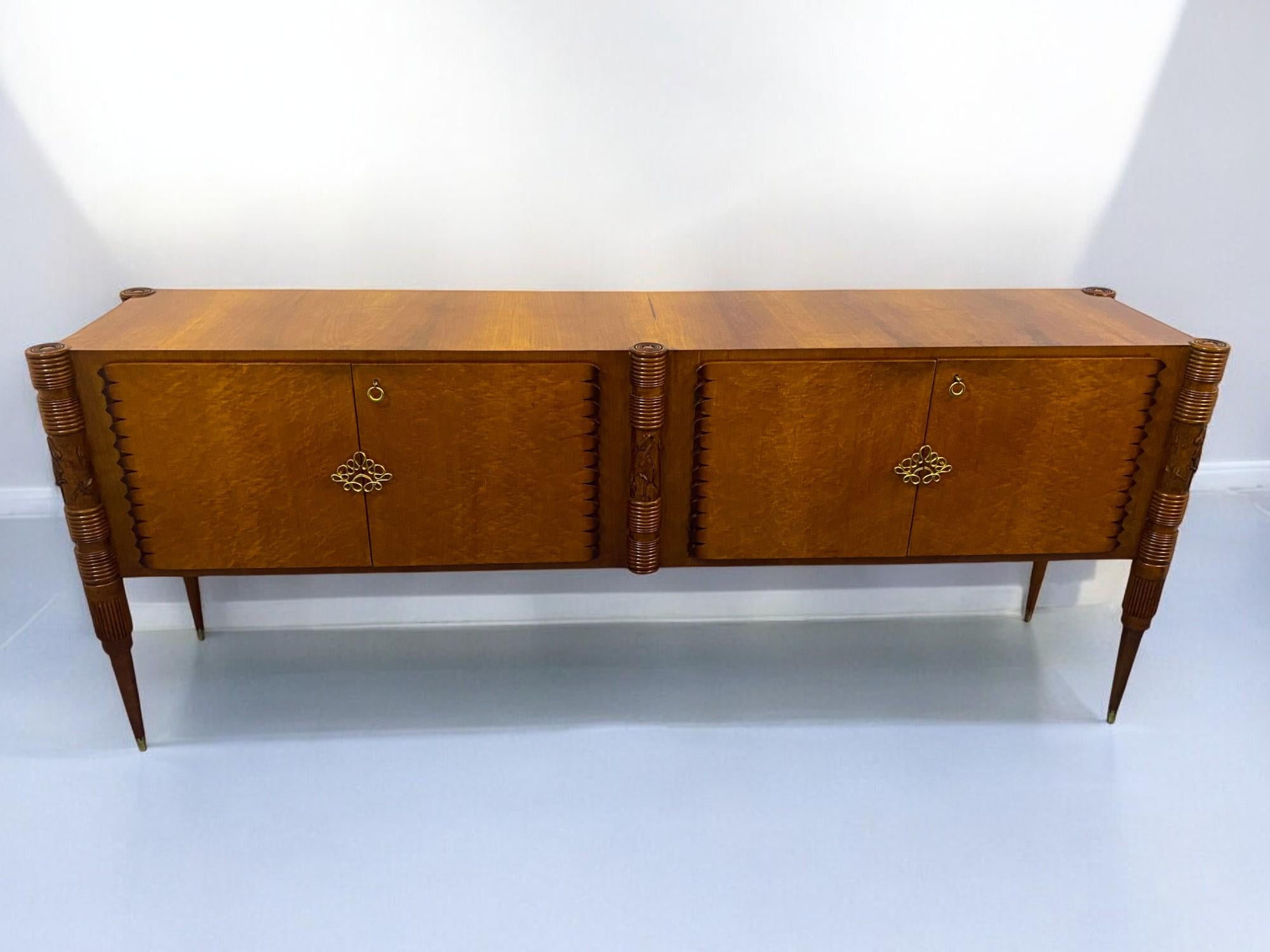 Credenza italiana del Midcentury disegnata da Pierluigi Colli negli anni '50 In condizioni buone in vendita a Traversetolo, IT