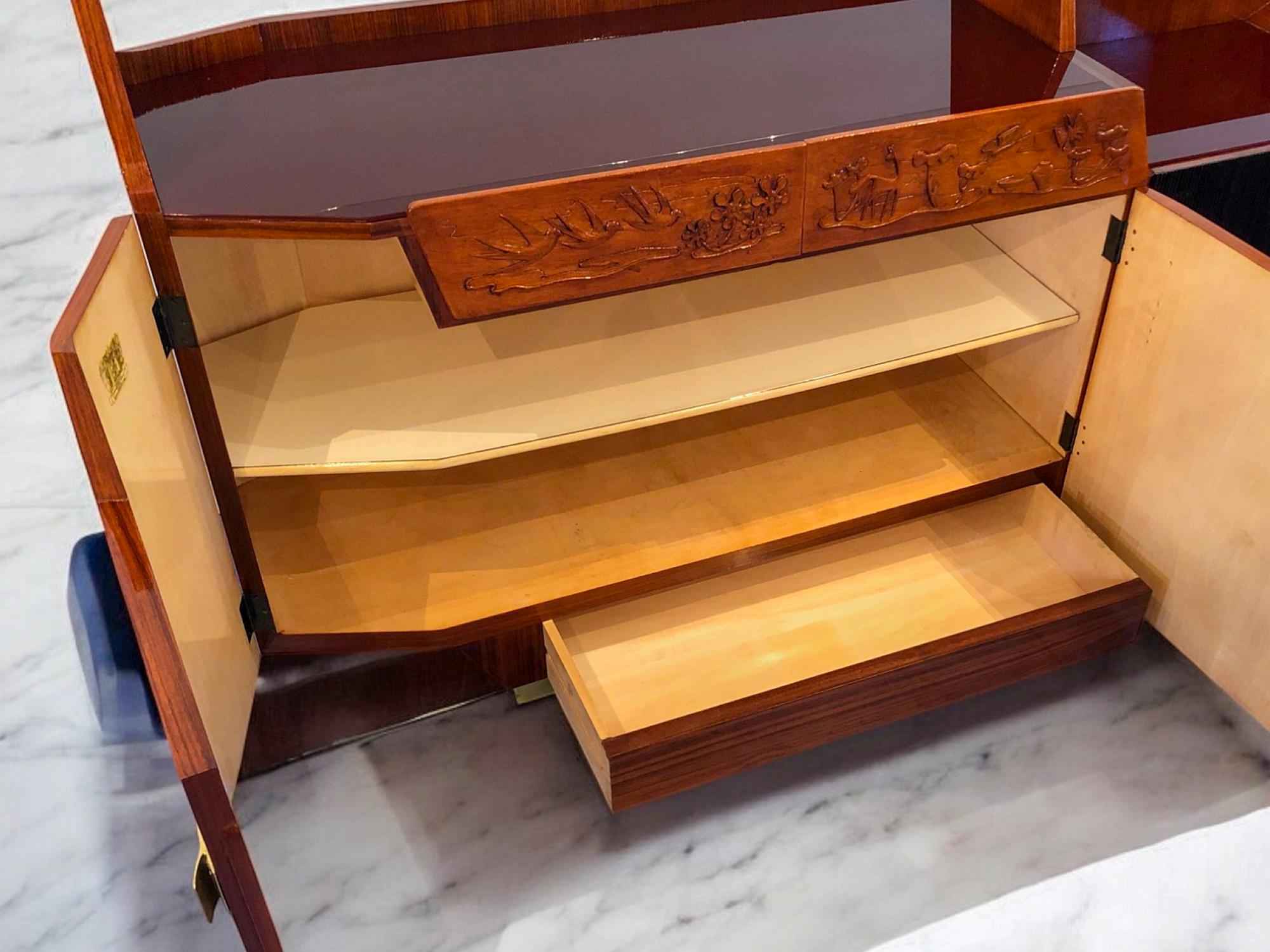 Italian Midcentury Sideboard  designed by Vittorio Dassi For Sale 4