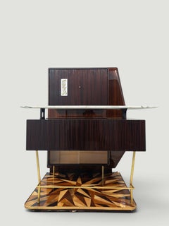 Italienisch Midcentury Sideboard oder Schrank Bar zugeschrieben Osvaldo Borsani 1940er Jahre