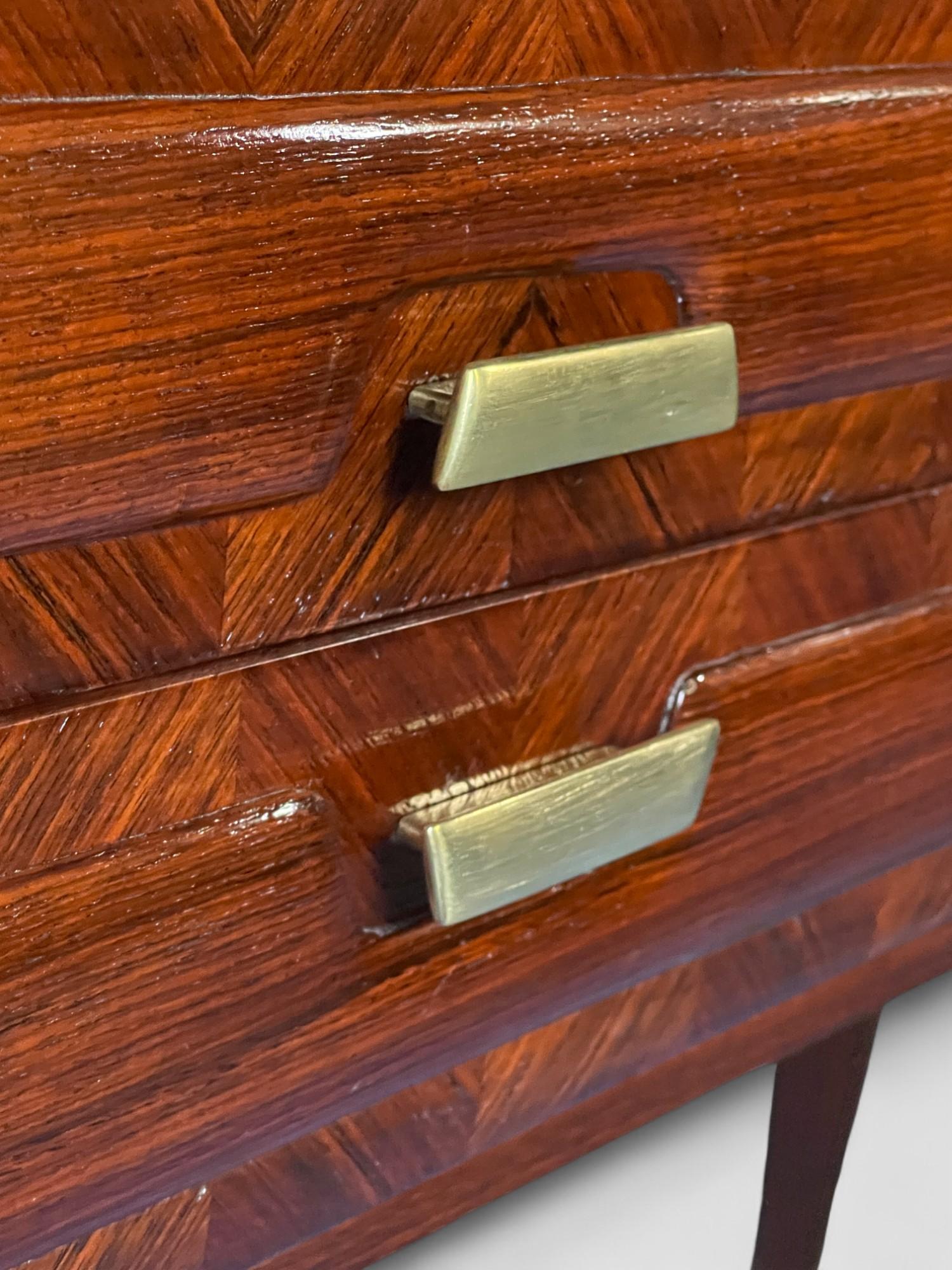 Italian Midcentury Sideboard or Cabinet Bar designed by Vittorio Dassi, 1950s For Sale 10