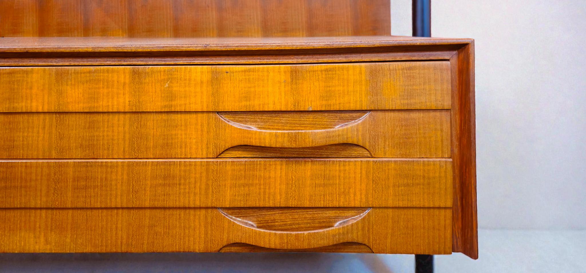 Credenza o mobile bar del Medioevo italiano in stile Ignazio Gardella, 1958 in vendita 5