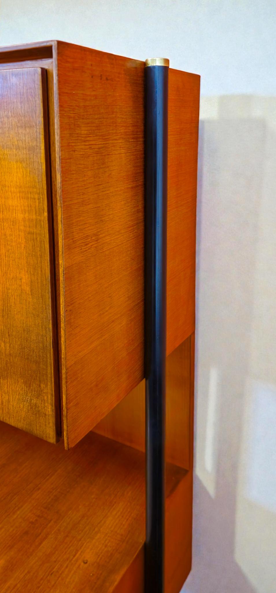 Credenza o mobile bar del Medioevo italiano in stile Ignazio Gardella, 1958 in vendita 10