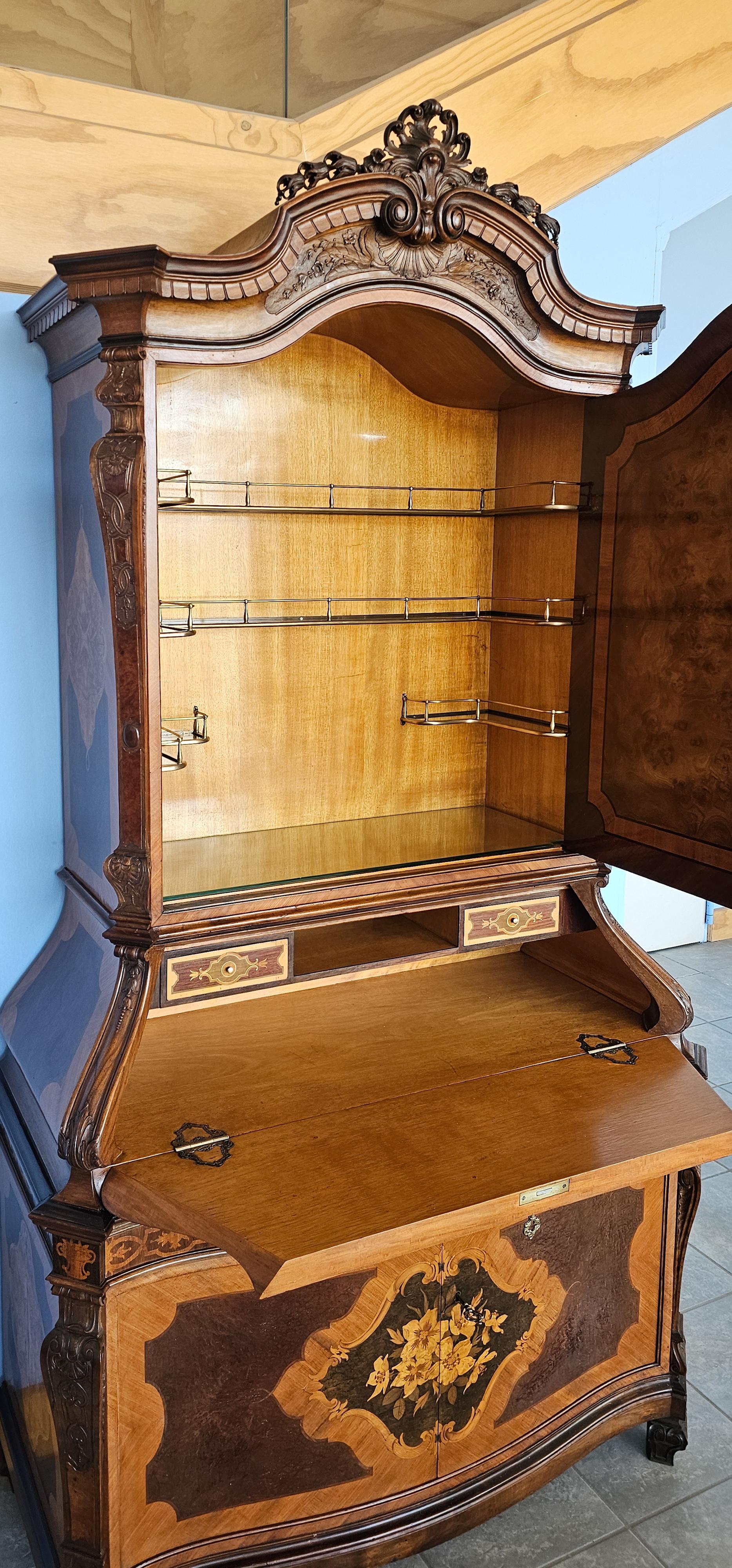 Credenza o Trumeau intarsiato di Pietro Ferrario, Italia 1946 in vendita 12