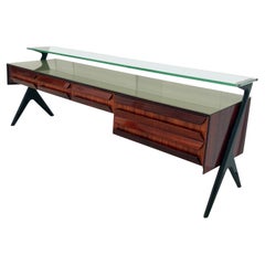 Used Italian Mid-Century Sideboard or Vanity Dresser by Vittorio Dassi, 1950s