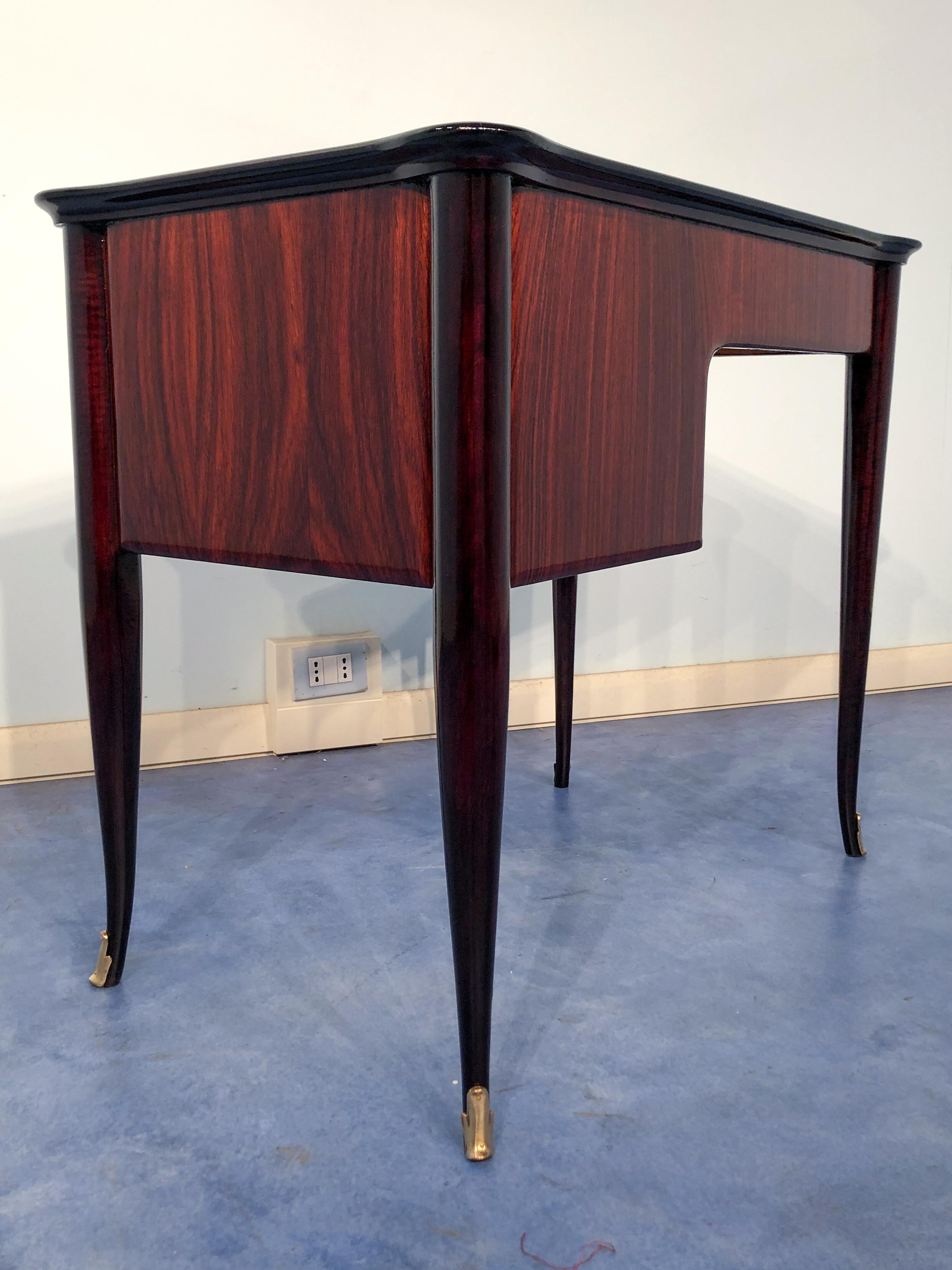 Italian Mid-Century Modern Small Desk and Chair Attributed to Paolo Buffa, 1950s For Sale 4