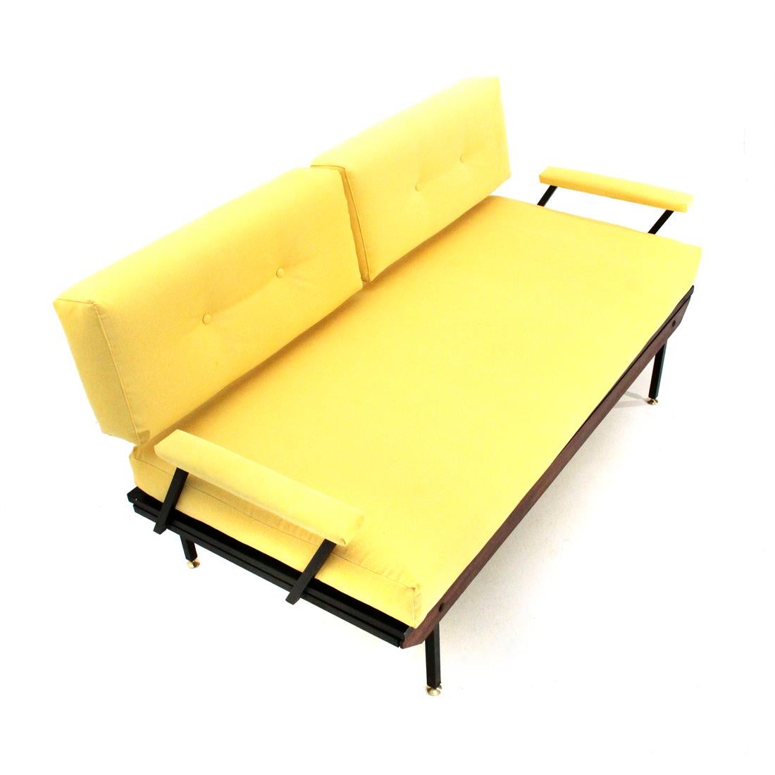 yellow sofabed