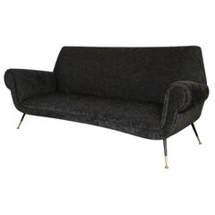 Retro Italian Midcentury Sofa by Gigi Radice for Minotti