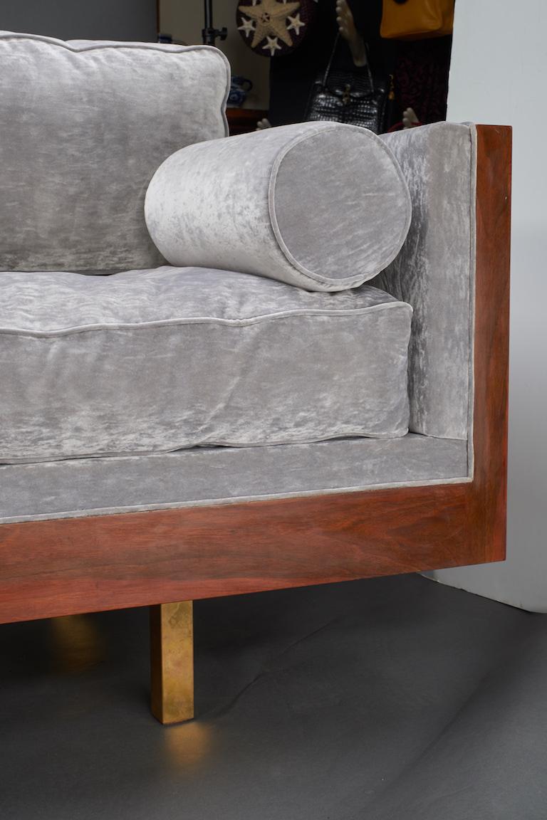 Mid-20th Century Italian Midcentury Sofa in Walnut
