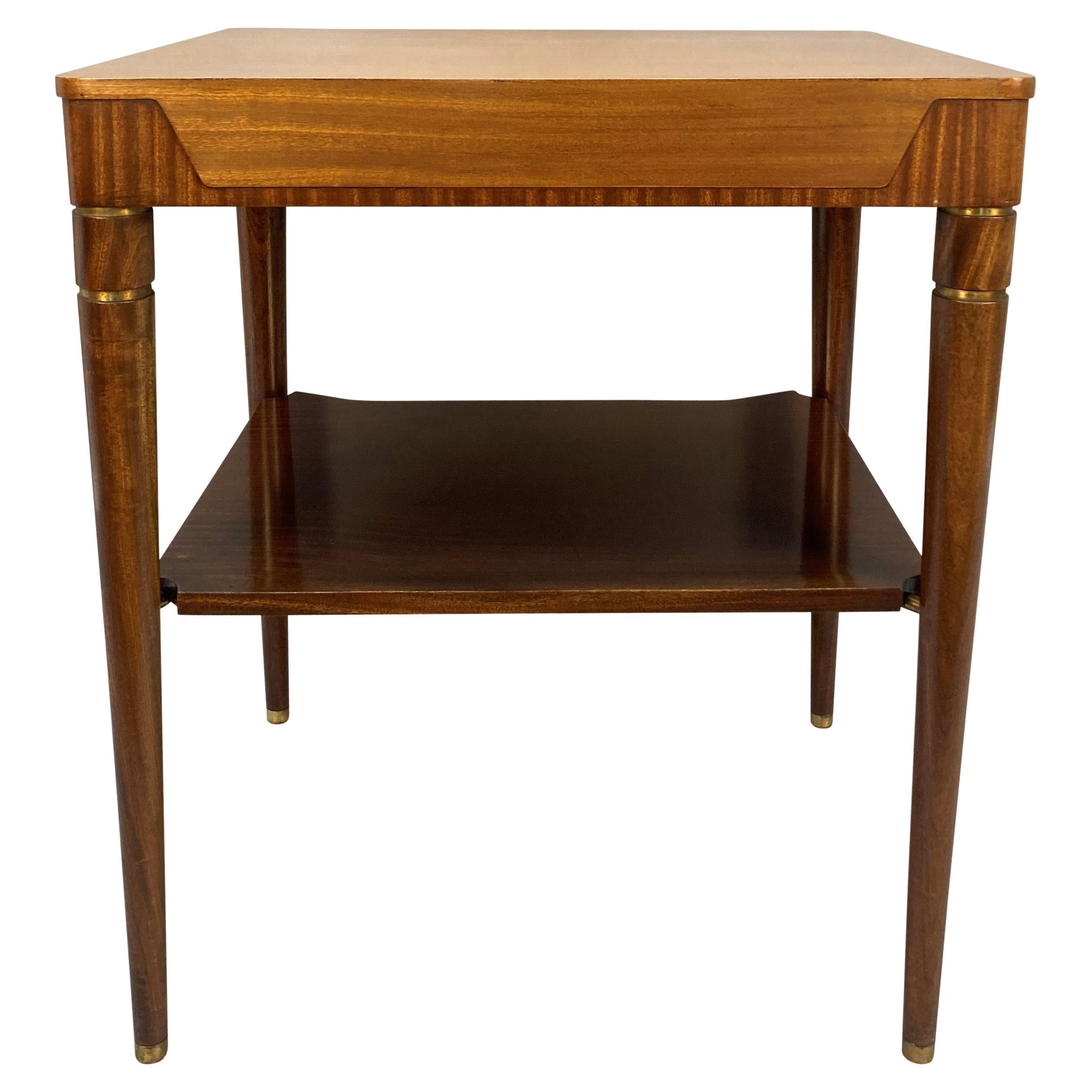 Italian Midcentury Sofa Table For Sale
