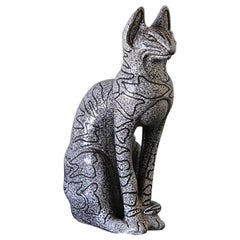 Italian Midcentury Sphinx Cat by Bagni