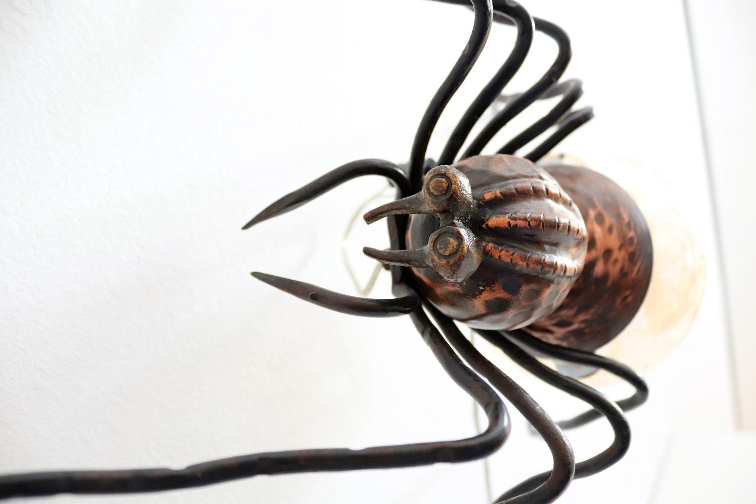 Hand-Crafted Italian Midcentury Spider Wall Sconce or Wall Light, 1960s