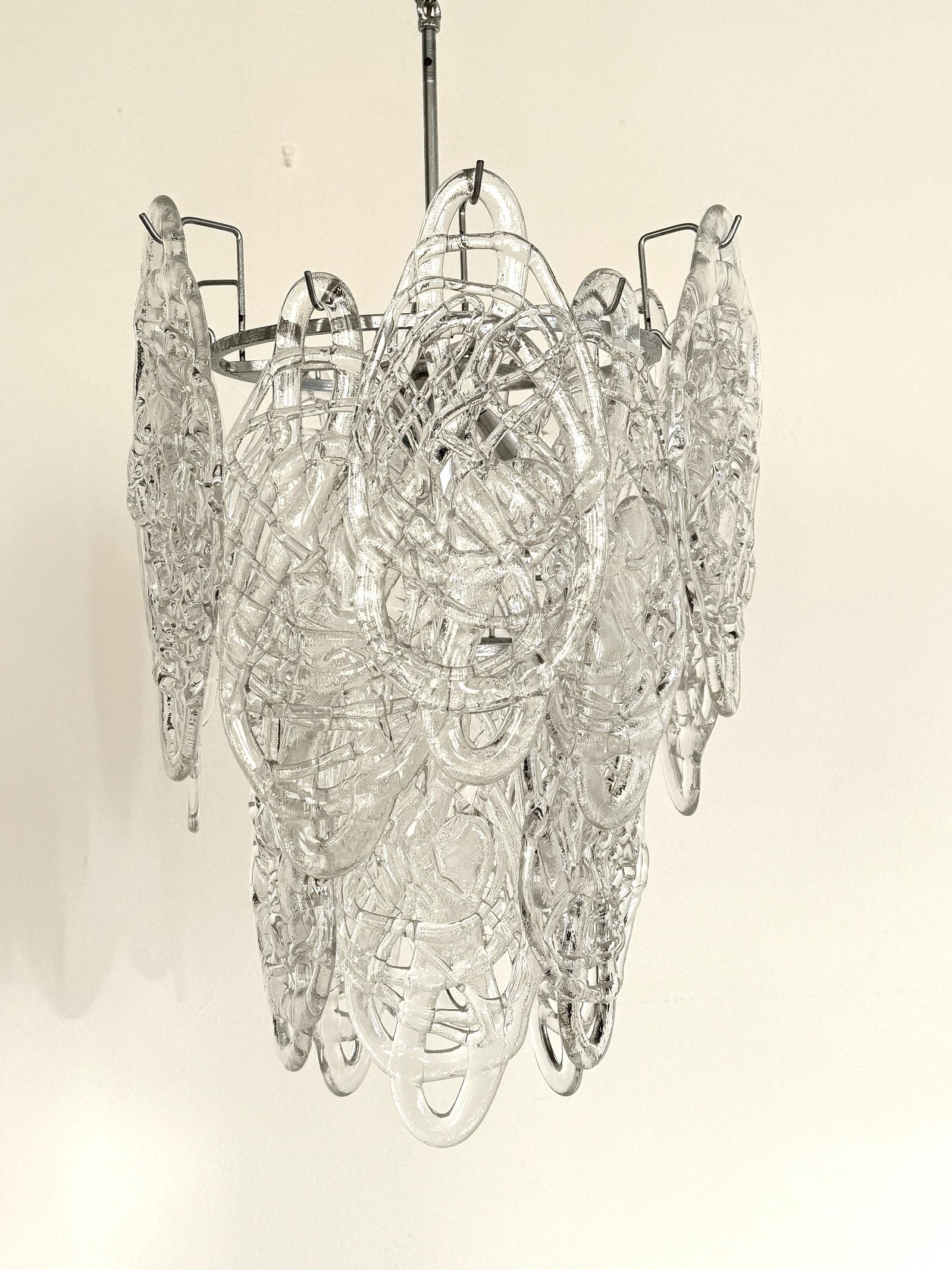 Lampadario in vetro di Murano 