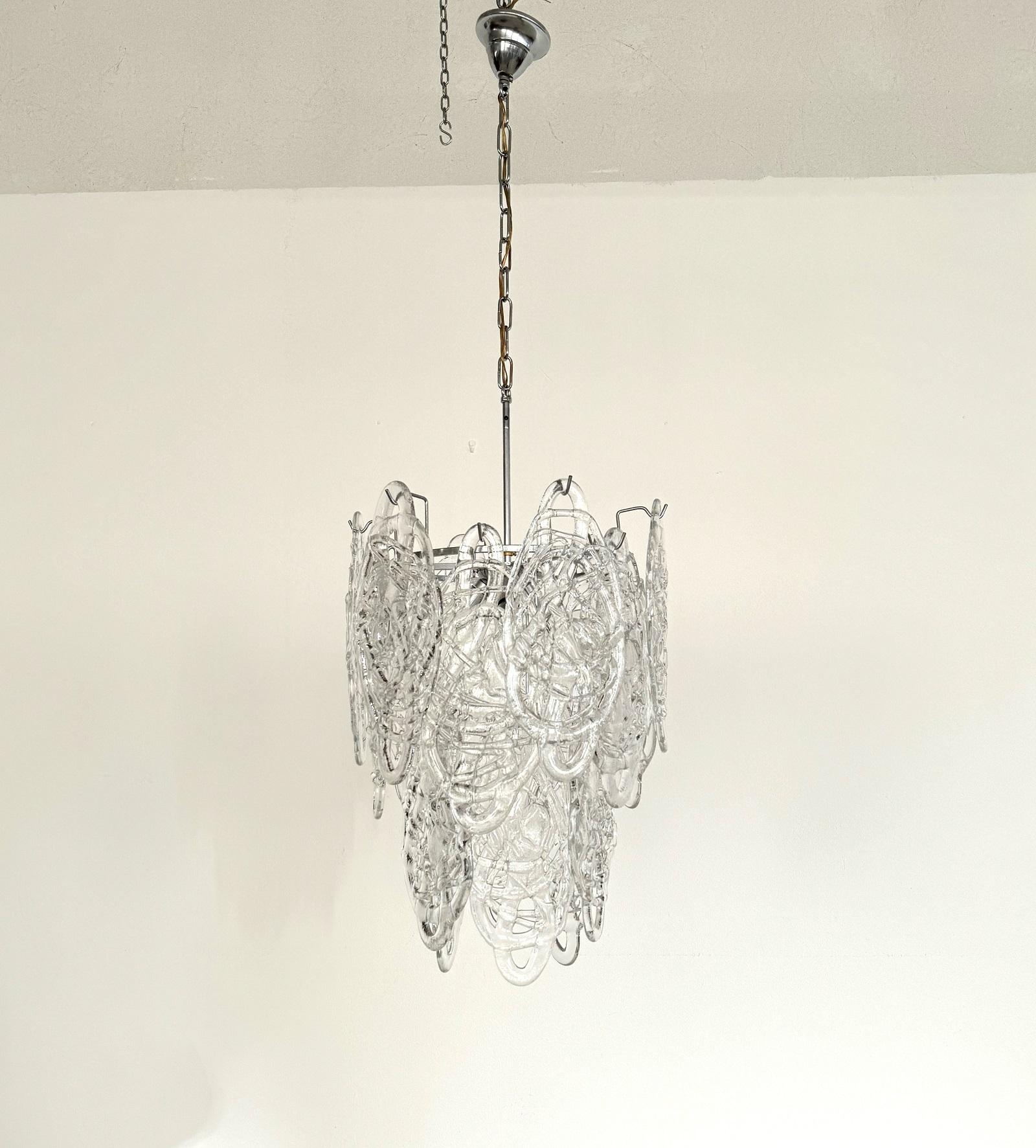 Fatto a mano Lampadario in vetro di Murano 
