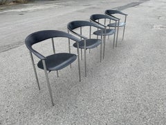 Italian Midcentury Stiletto Armchairs Design Arrben, Italy