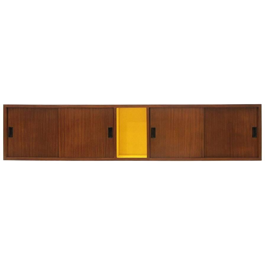 Italian Midcentury Teak and Colored Formica Sideboard, 1960s