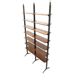 Italian Midcentury Teak Wall Unit, 1960s