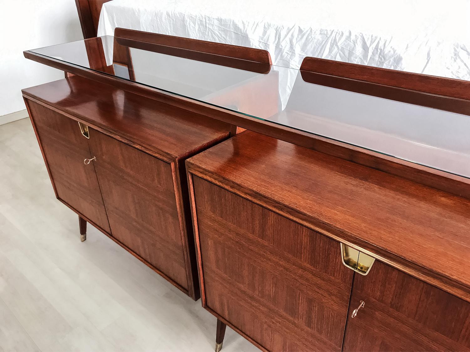 Italian Mid-Century Teakwood Sideboard by La Permanente Mobili Cantù, 1950s 8