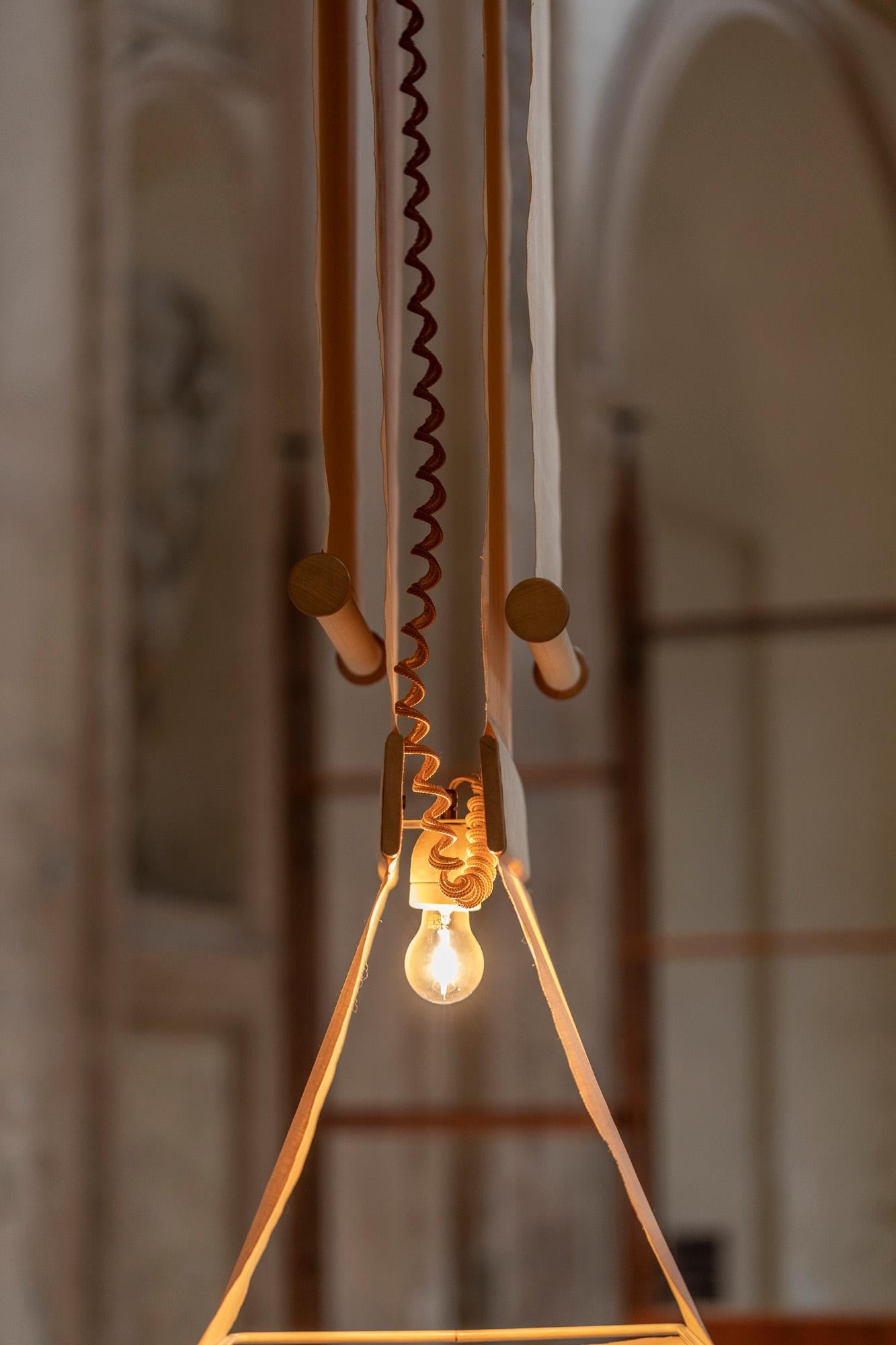 Italian Midcentury Telo Lamp by Fratelli Gianemilio 3