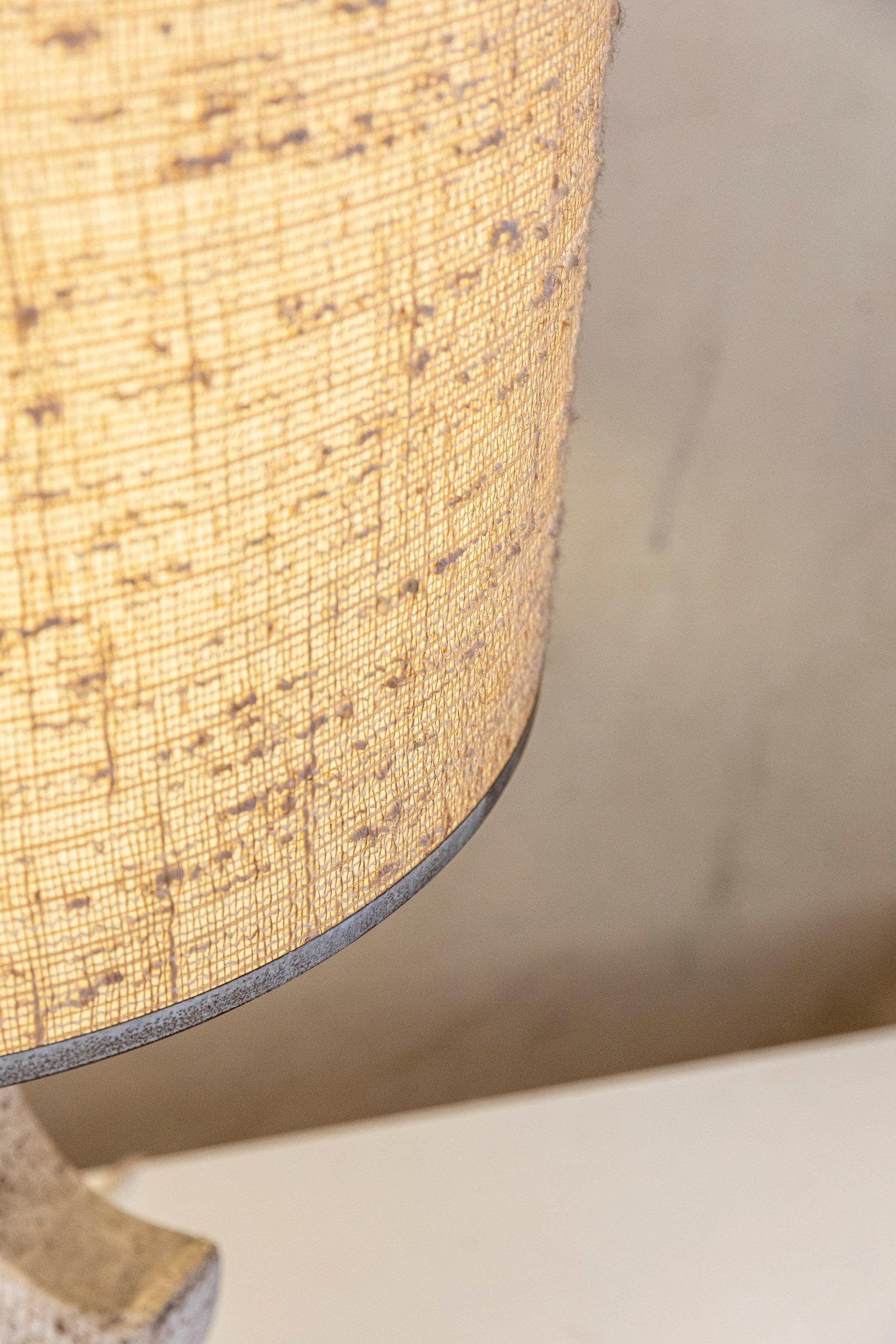 Italian Midcentury Travertine Table Lamp 2