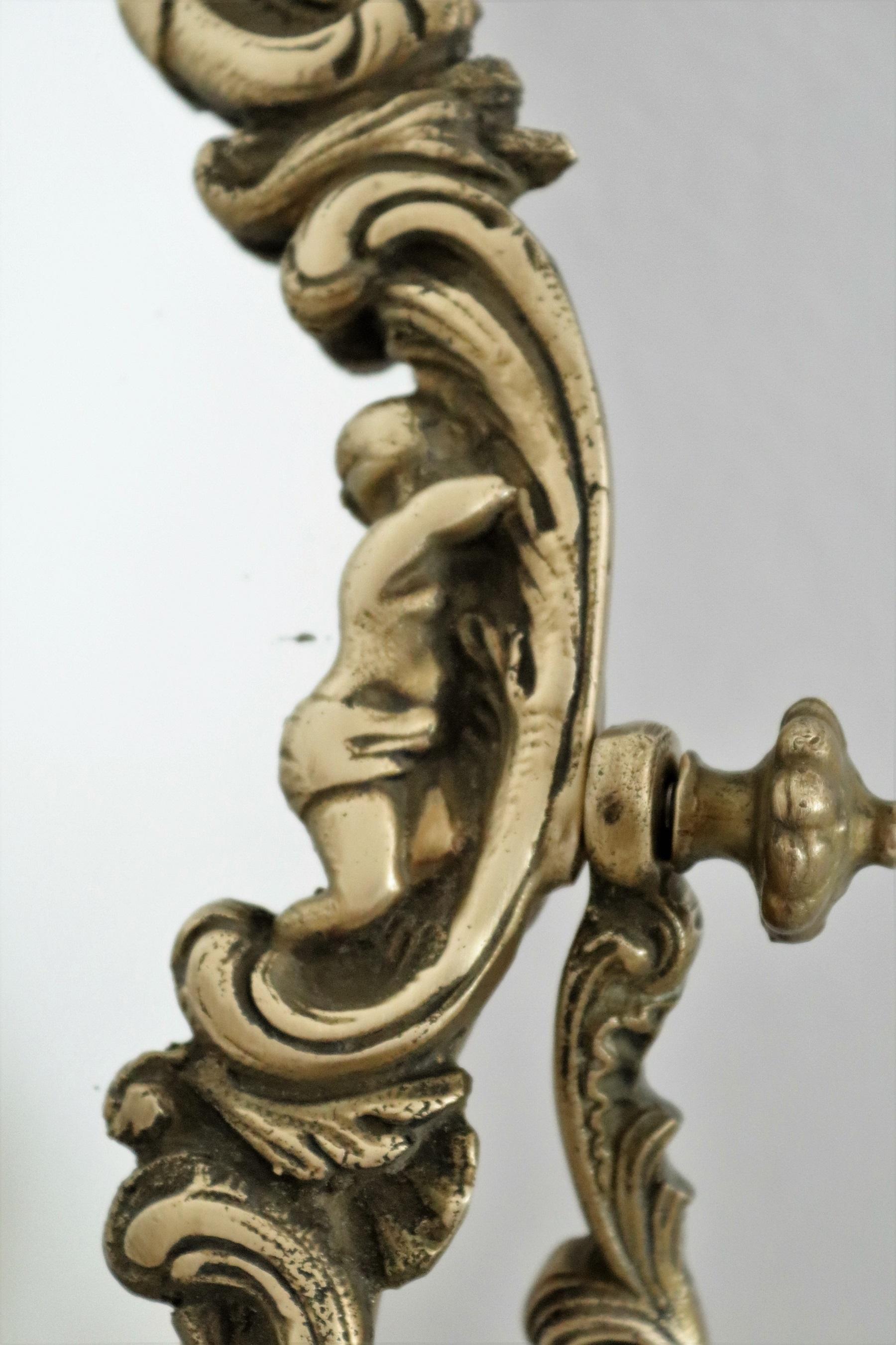 Italienischer Frisierkommodenspiegel aus der Mitte des Jahrhunderts, Bronze mit Engeln, 1970er Jahre im Angebot 4