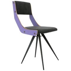 Italian Midcentury Violet Armchair, 1950s