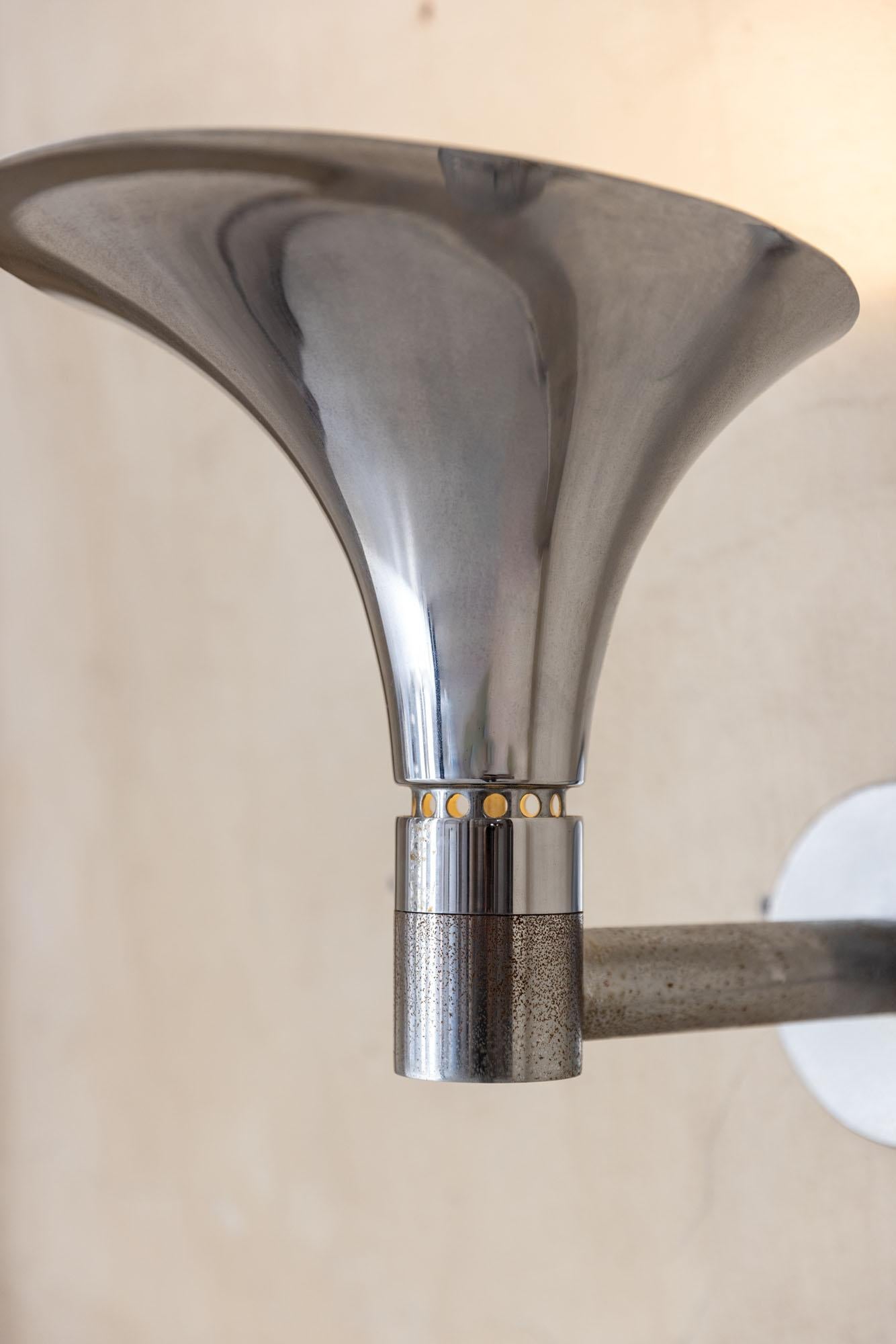 Aplique italiano de mediados de siglo modelo AM3L de Franco Albini para Sirrah en Excelente estado para la venta en Piacenza, Italy