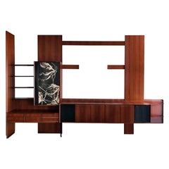 Italian Midcentury Wall Unit or Bookcase by Vittorio Dassi, 1950s