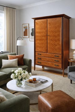 Italian MidCentury Wardrobe or Sideboard from La Permanente Mobili Cantu', 1950s