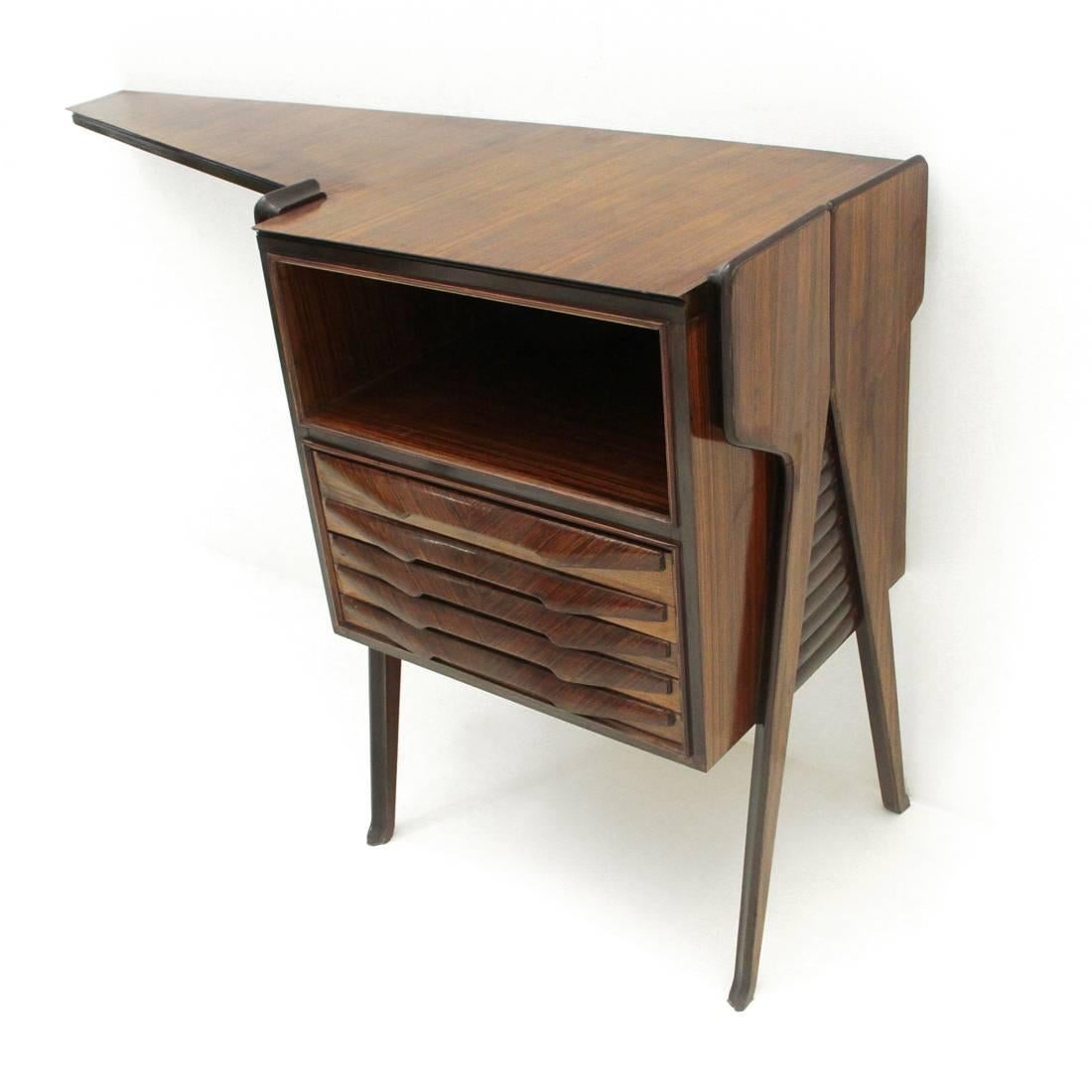 Mid-20th Century Italian Midcentury Wooden Console Desk, 1950s