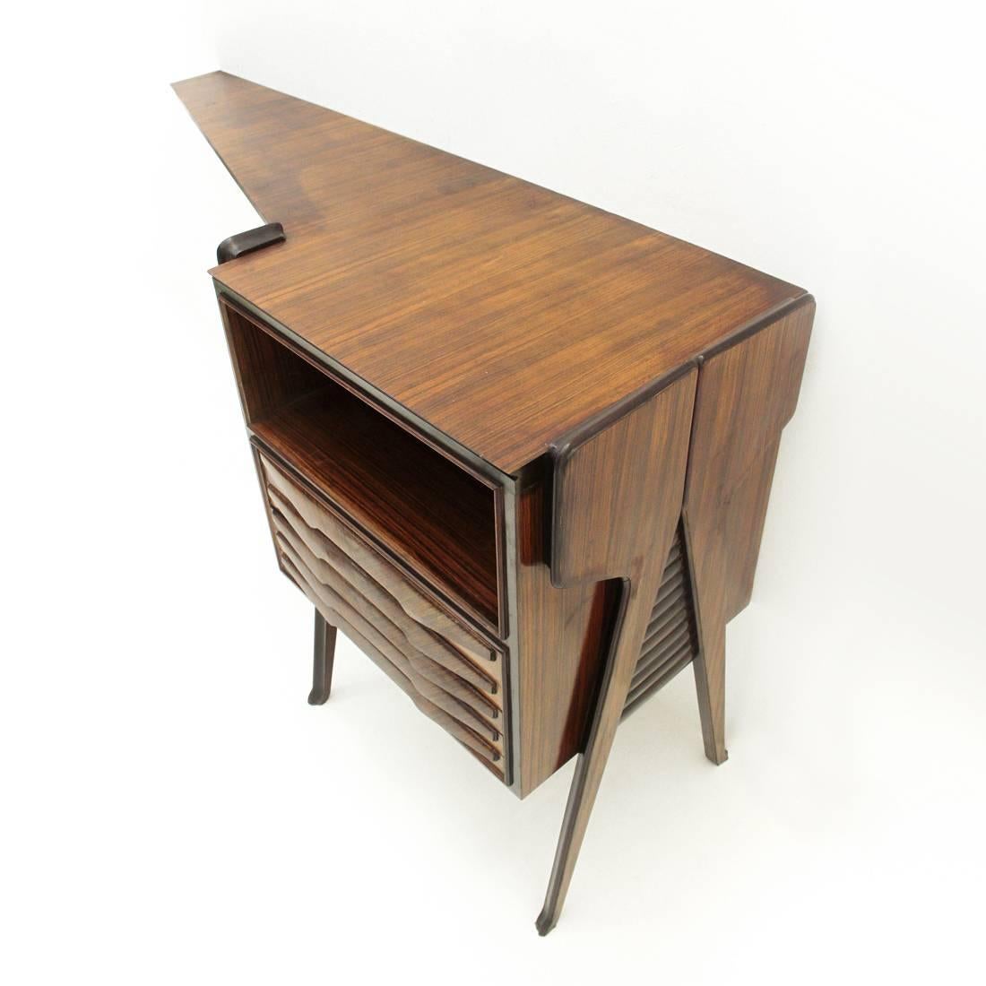 Italian Midcentury Wooden Console Desk, 1950s 2