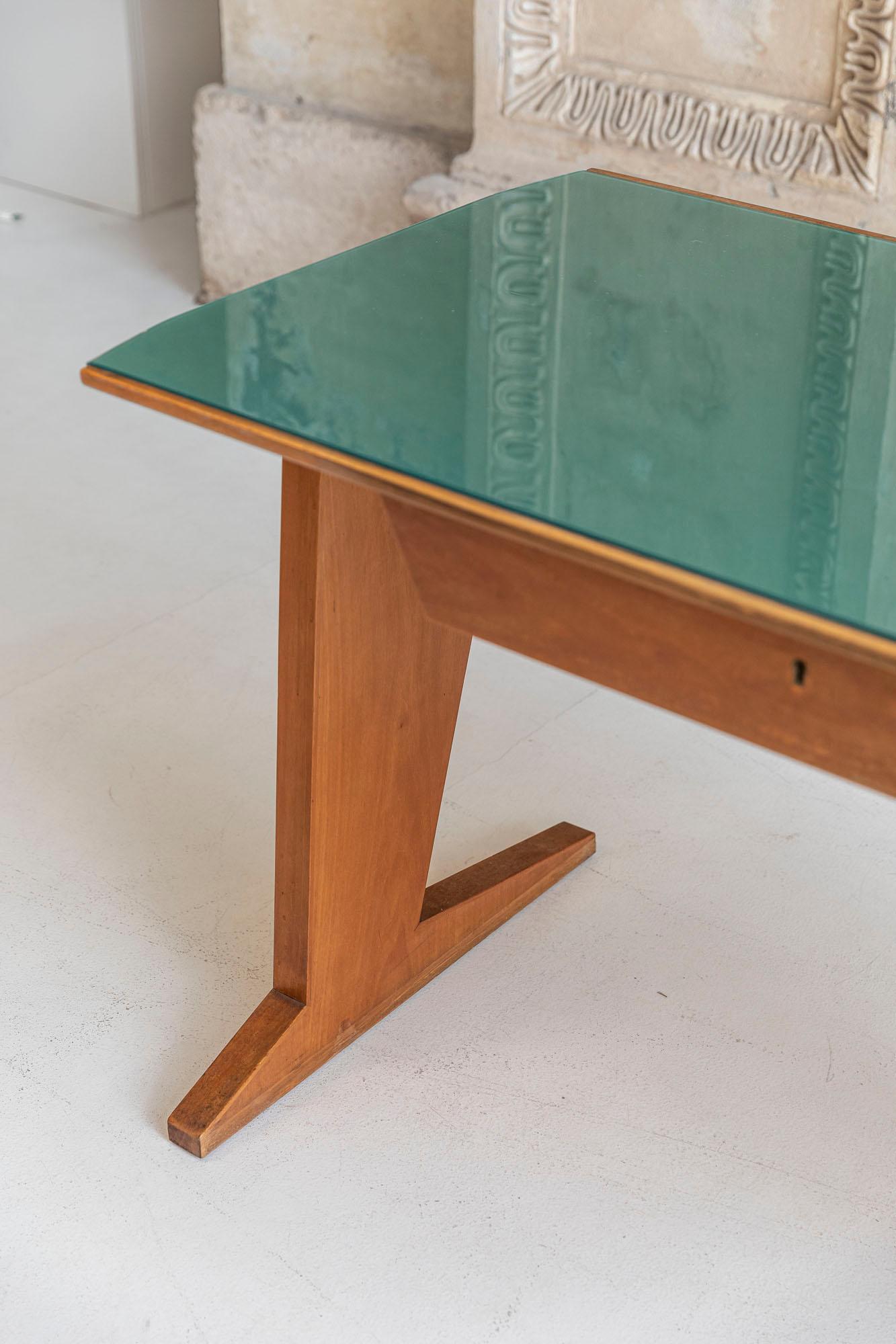 Italian Midcentury Writing Desk Gio Ponti Inspired 6