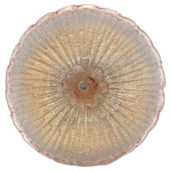 Italienische XXL-Murano-Glas-Einbauleuchte aus der Mitte des Jahrhunderts, 1970er Jahre