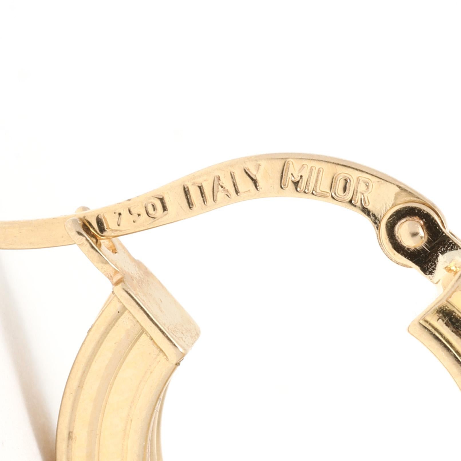 bronze milor italy earrings