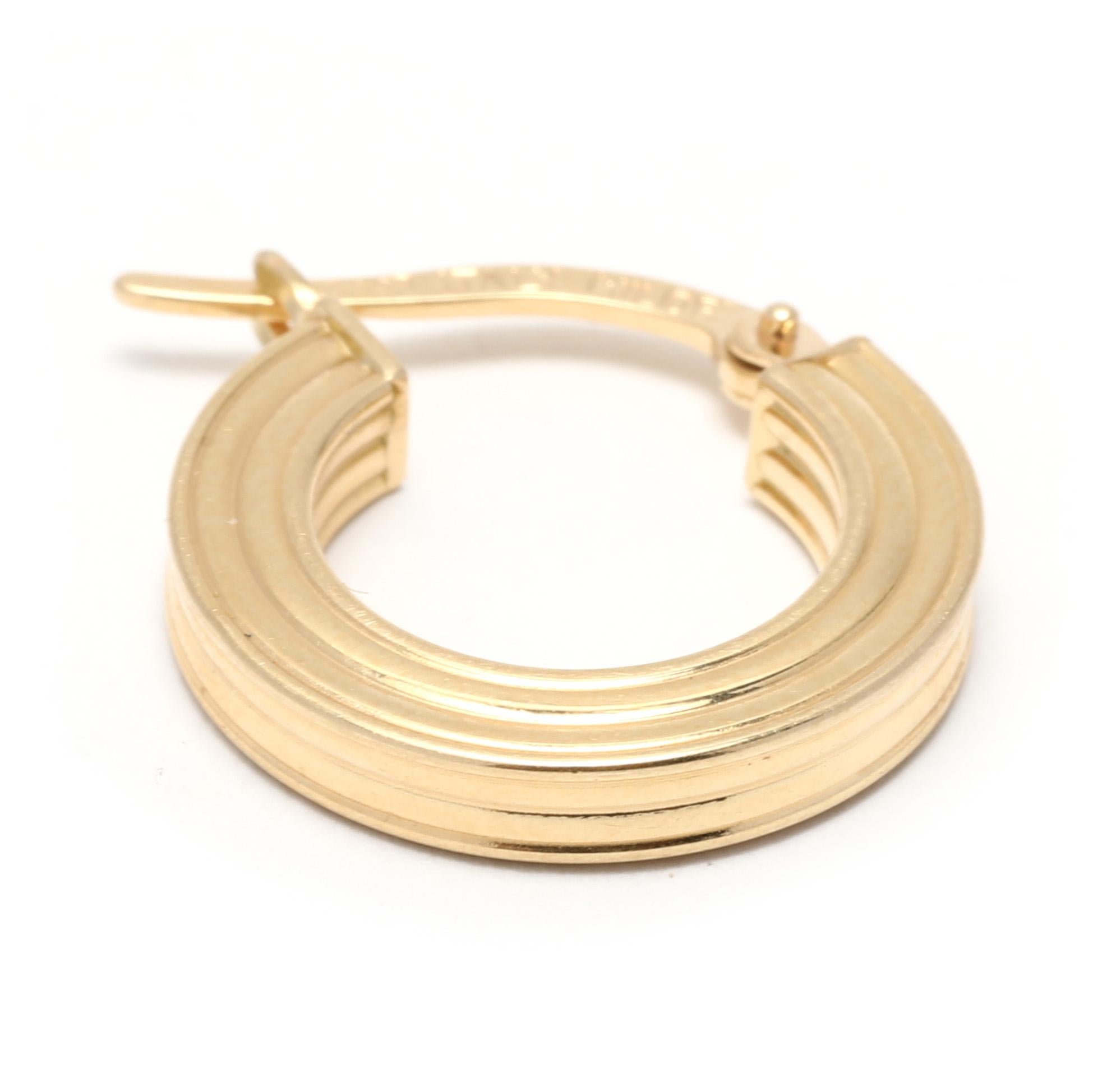 milor gold hoop earrings
