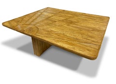 Italian Minimalist Custom Sun Decor Rectangular Golden Rattan Coffee Sofa Table