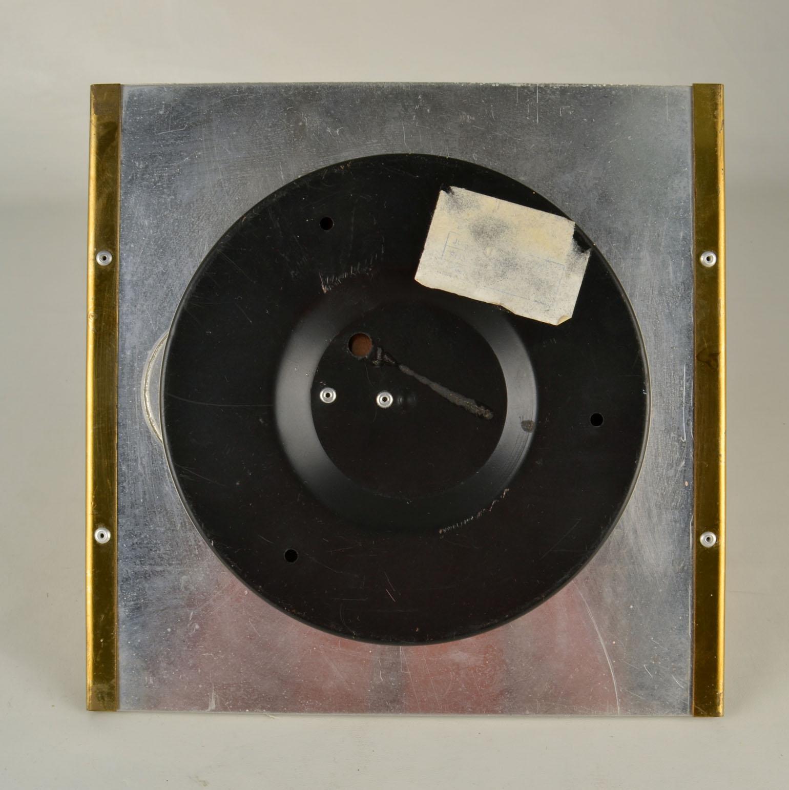 Italian Minimalist Geometric Brass 1960's Wall Sconces 6