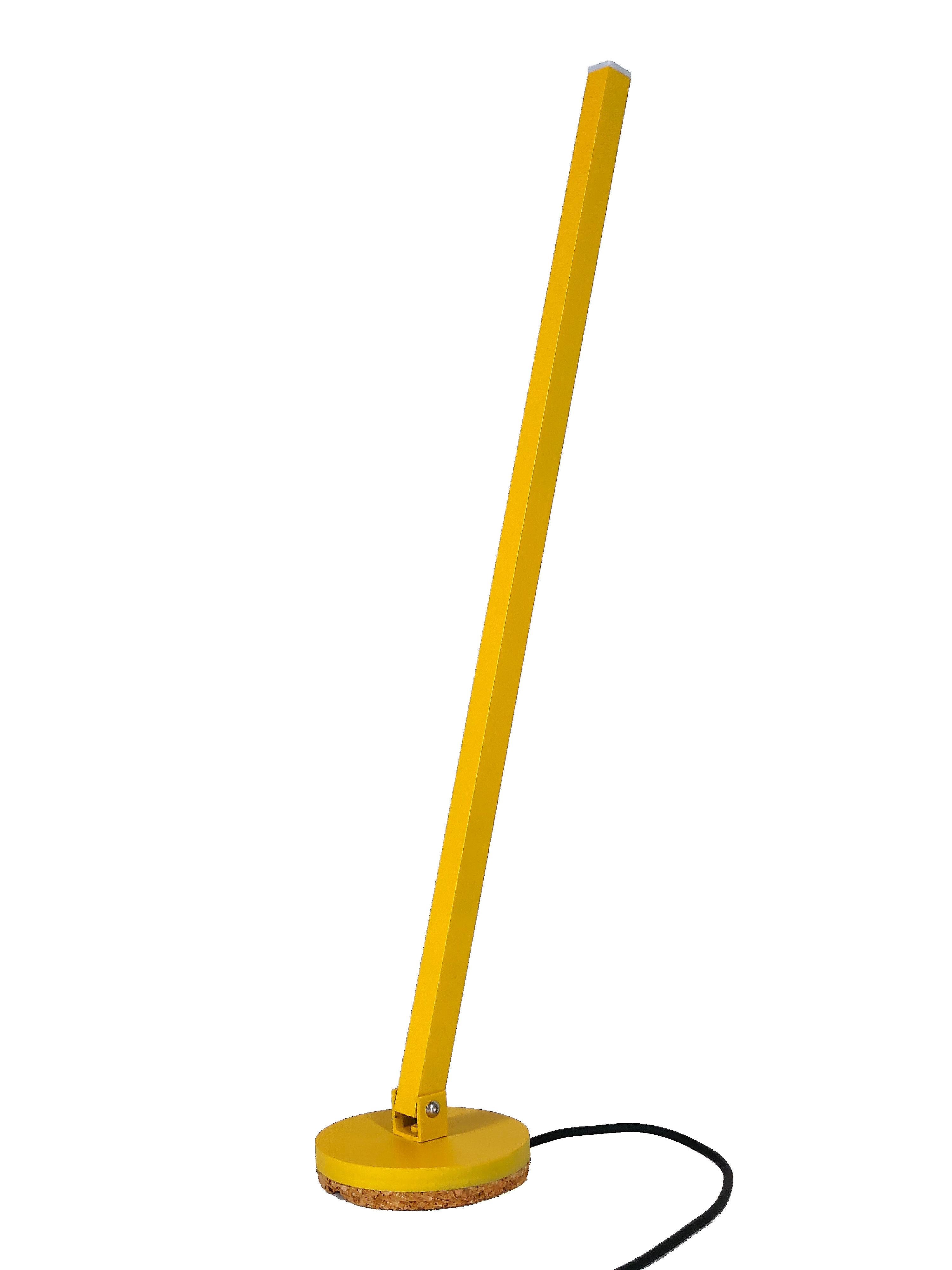 Gica Contra Italienische Designer Tischlampe Contemporary Aluminium Dimmbare LED im Angebot 6