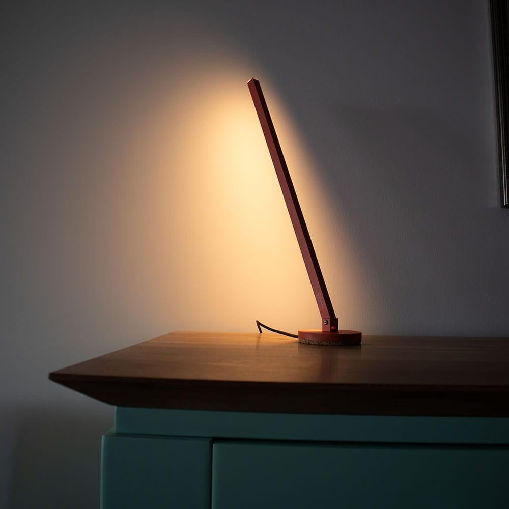 Gica Contra Italienische Designer Tischlampe Contemporary Aluminium Dimmbare LED im Angebot 10