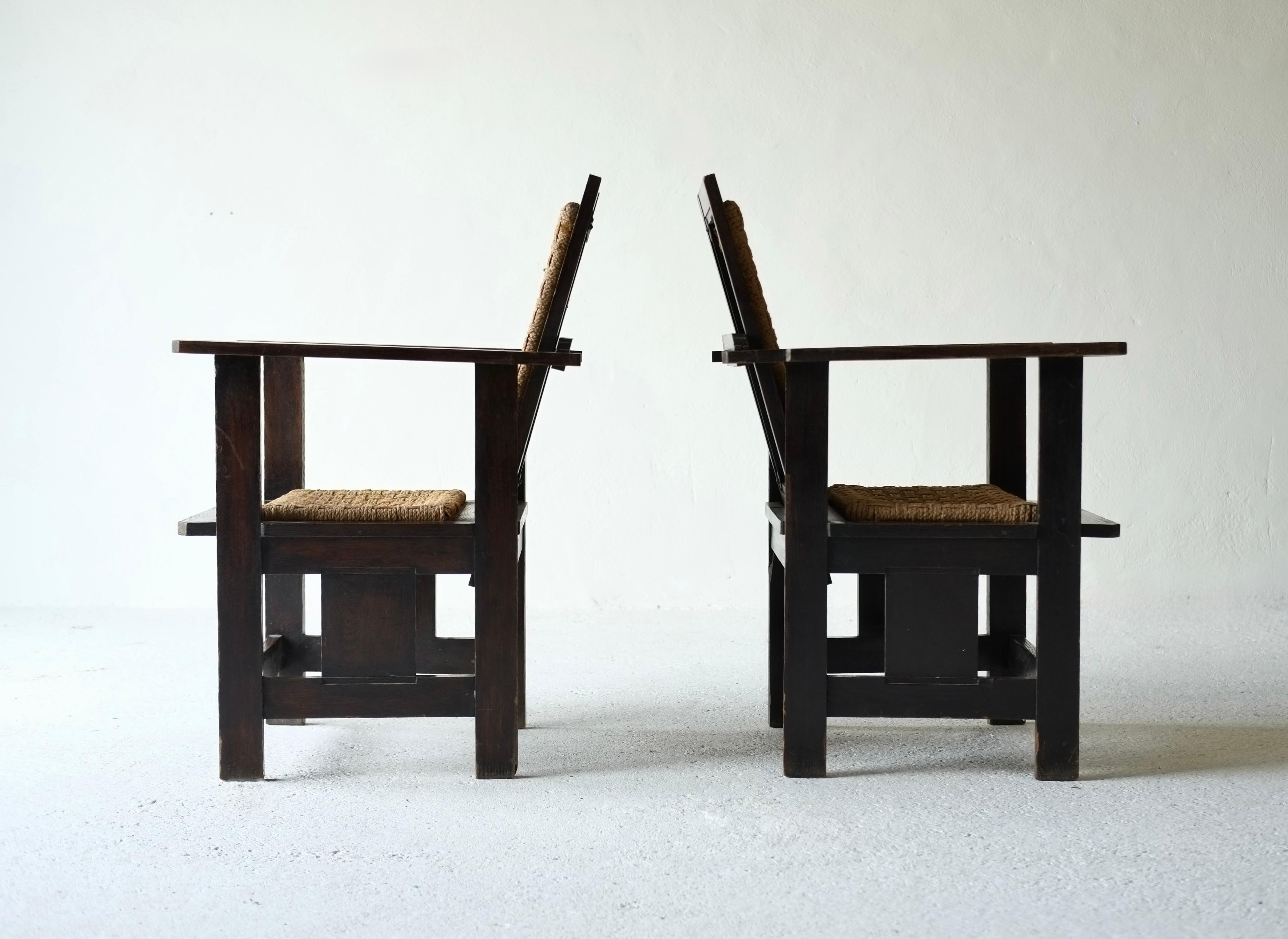 Sillones italianos minimalistas de cuerda en venta 6