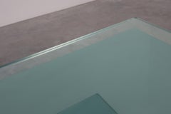 Italian Mirror and Glass Coffee Table by Nanda Vigo for Acerbis, 1971