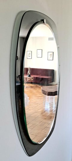 Italian Mirror Attributed to Metalvetro for Galvorame