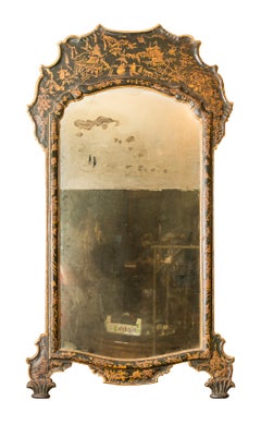 Italian Mirror Carved Gilt Lacquered Wood, Italy, 18th Century Venice Baroque