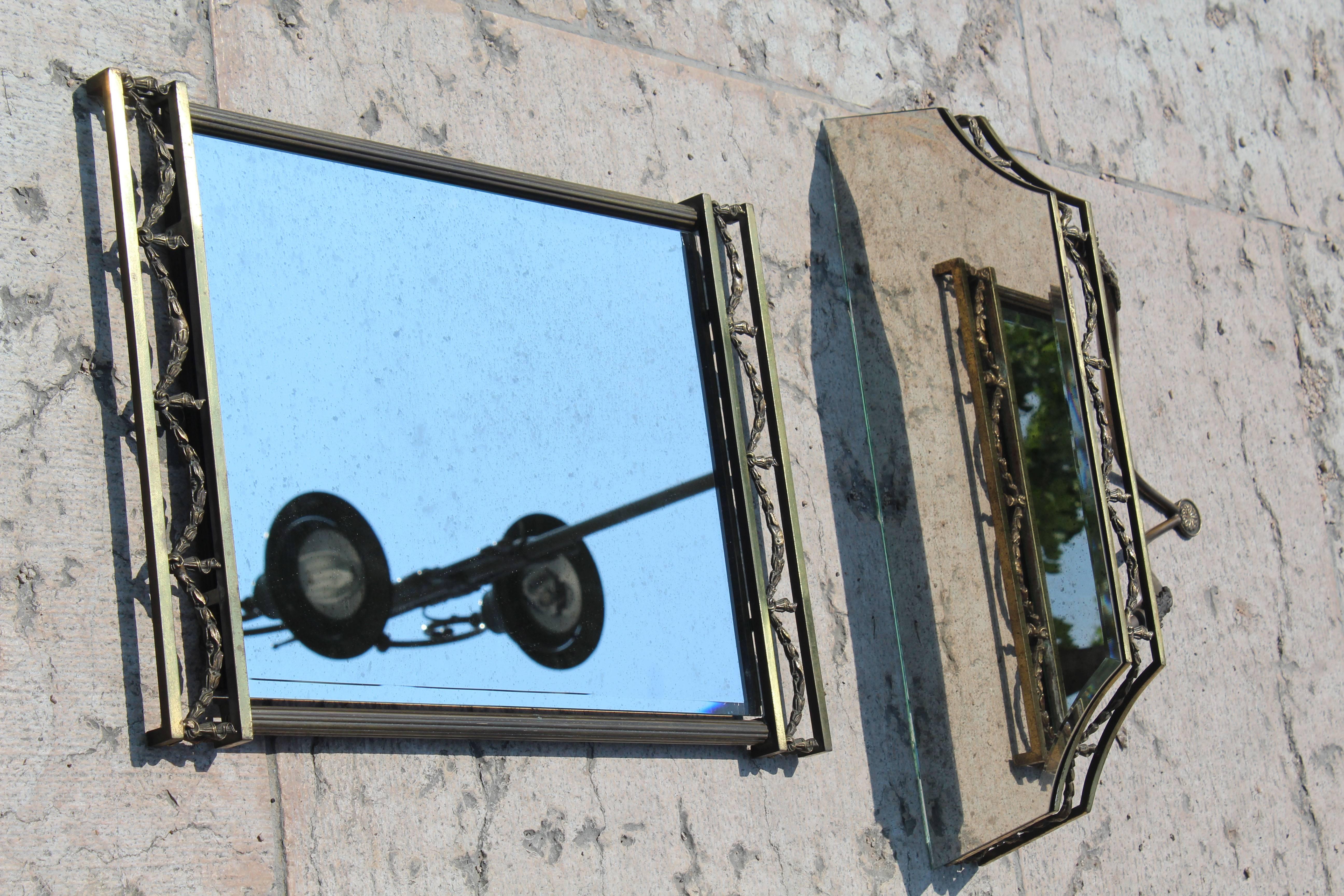 Italian Mirror Console with Matching Mirror, Casa Veneto, 1900s For Sale 4